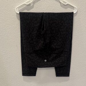 Lululemon Athletica Black Patterned Leggings